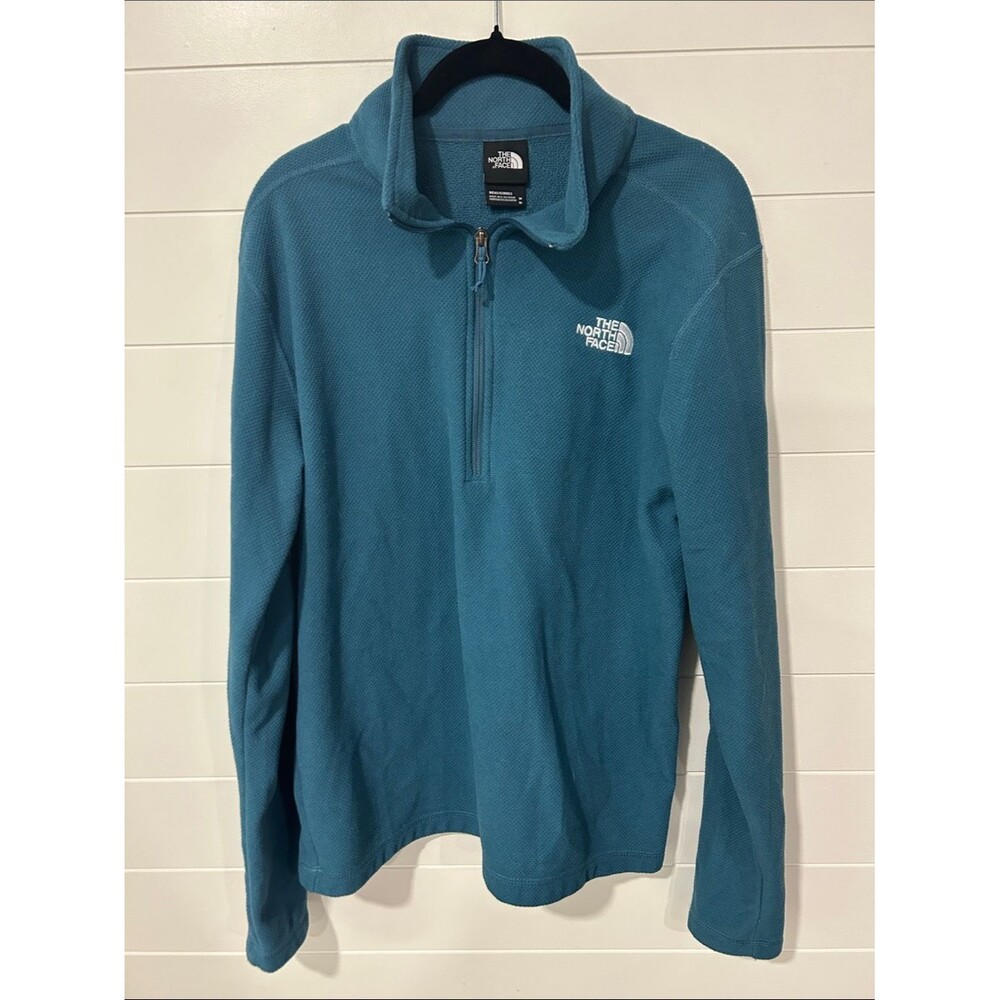 The North Face Teal Lightweight Half-Zip Shirt Jacket